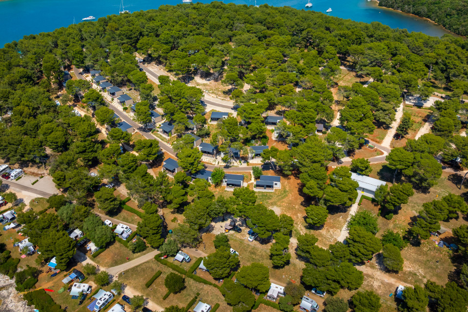 Arena Indije Camping Homes From Air