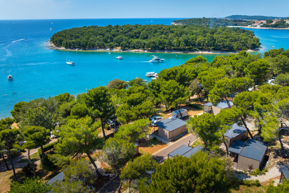 Arena Indije Camping Homes From Air