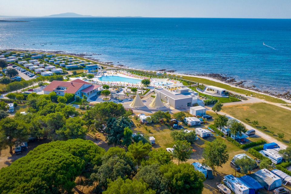 Arena Grand Kažela Campsite From Air