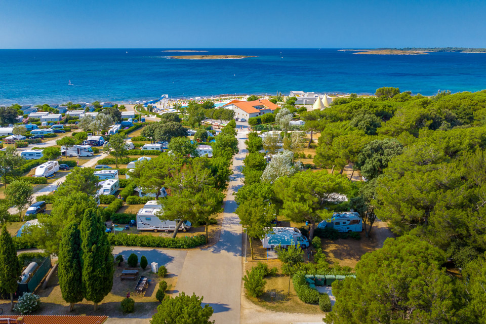Arena Grand Kažela Campsite From Air